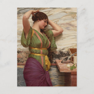 Godward Eine faire Reflexion CC0626 Postcard Postkarte