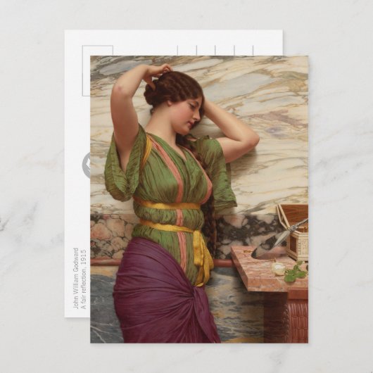 Godward Eine faire Reflexion CC0626 Postcard Postkarte (Vorne/Hinten)