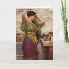 Godward Eine faire Reflexion CC0630 Art Grußkarte Karte