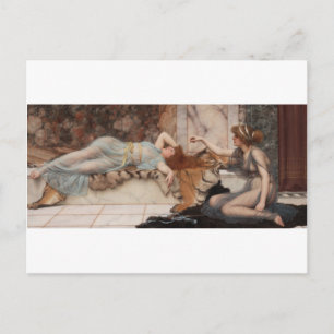Godward - Mischief and Repose Postkarte