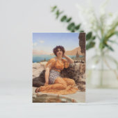 Godward - Mit gewachsenen Violetten verwundet und  Postkarte (Stehend Vorderseite)