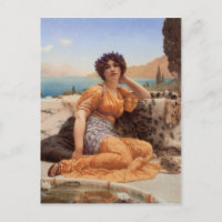Godward - Mit gewachsenen Violetten verwundet und 