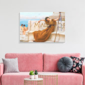 Godward Priestess of Bacchus Painting Leinwanddruck (Insitu (Wohnzimmer))