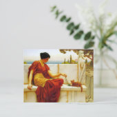 Godward’s The Tease Postkarte (Stehend Vorderseite)