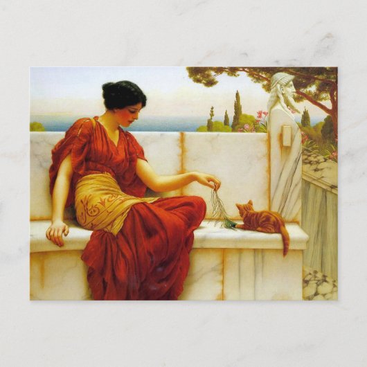 Godward’s The Tease Postkarte (Vorderseite)