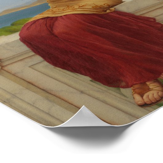 Godward - The Signal (1899) Poster (Ecke)