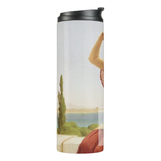 Godward The Signal Womit Portrait Art Monogram Thermosbecher (Nach links gedreht)