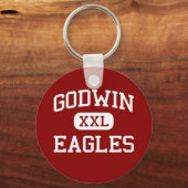 Godwin - Eagles - High School - Richmond Virginia Schlüsselanhänger (Vorderseite)
