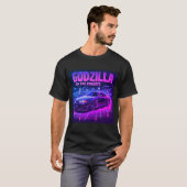 Godzilla auf den Straßen T-Shirt (Vorne ganz)