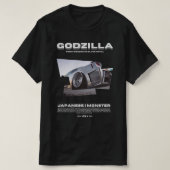 GODZILLA SILVER METAL | T-SHIRT BLACK (Design vorne)