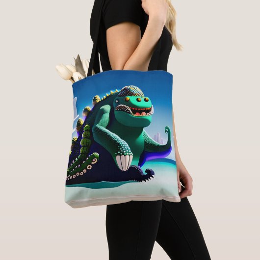 Godzilla Tasche (Von Nahem)