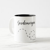 "Goedemorgen" Kaffeetasse (Vorderseite Links)