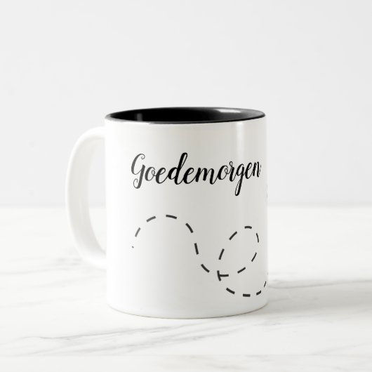 "Goedemorgen" Kaffeetasse (Vorderseite Links)