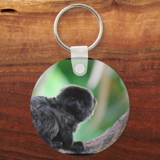Goeldis Marmoset Schlüsselanhänger (Vorderseite)