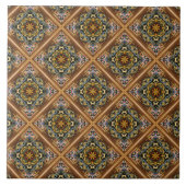 Goemetric Floral Mosaik Keramik Tile Fliese (Vorderseite)