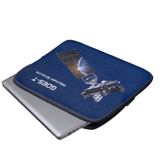 GOES-T-Wettersatellite Laptopschutzhülle (Vorne Knopf)