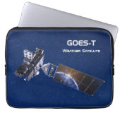 GOES-T-Wettersatellite Laptopschutzhülle (Vorderseite)