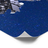 GOES-T-Wettersatellite Poster (Ecke)