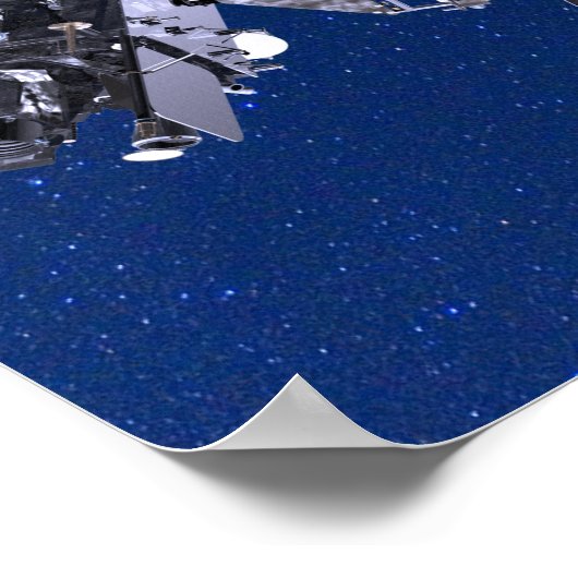 GOES-T-Wettersatellite Poster (Ecke)