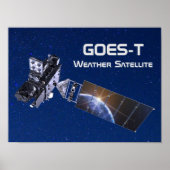 GOES-T-Wettersatellite Poster (Vorne)