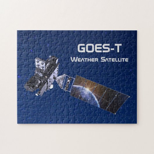 GOES-T-Wettersatellite Puzzle (Horizontal)