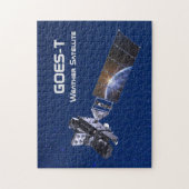 GOES-T-Wettersatellite Puzzle (Vertikal)
