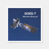 GOES-T-Wettersatellite Serviette (Vorderseite)