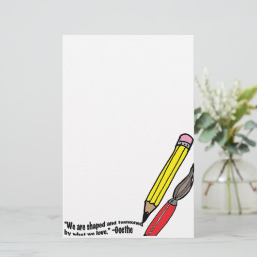 goethe briefpapier (Stehend Vorderseite)