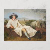 Goethe in the Roman Campagna von Tischbein 1787