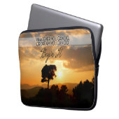 Goethe Inspiration Zitat "Beginnen Sie es! Laptopschutzhülle (Vorderseite Links)