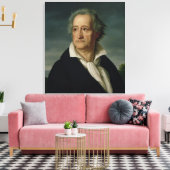 Goethe Leinwanddruck (Insitu (Wohnzimmer))