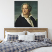 Goethe Leinwanddruck (Insitu (Schlafzimmer))