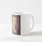Goethe "Liebe oder Flatter" Liebe Zitat Geschenke Kaffeetasse (VorderseiteRechts)