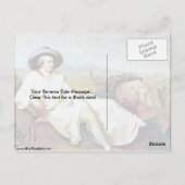 Goethe-Portrait von Johann Heinrich Wilhelm Postkarte (Rückseite)