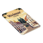 Goethe-Schiller-Denkmal, Weimar, Thüringen, Deutsc Magnet (Rechte Seite)