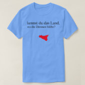 Goethe Sicily Zitrone T-Shirt (Design vorne)