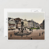 Goethes Platz und Göteborg-Denkmal, Frankreich Postkarte (Vorne/Hinten)