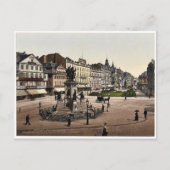 Goethes Platz und Göteborg-Denkmal, Frankreich Postkarte (Vorderseite)