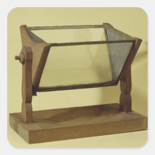 Goethes Wasser-Prisma Quadratischer Aufkleber