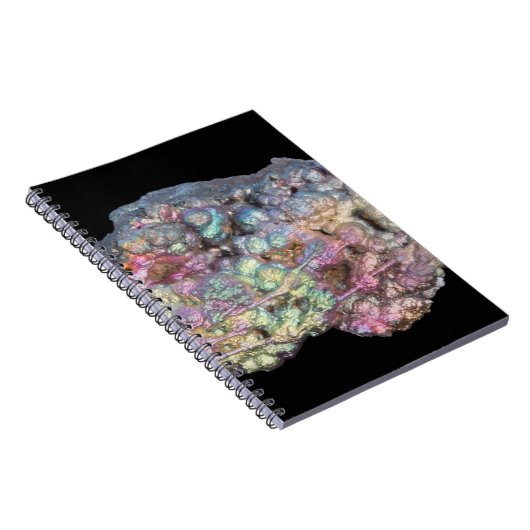 Goethite, der Iridescence zeigt Notizblock (Rechte Seite)