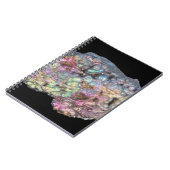 Goethite, der Iridescence zeigt Notizblock (Linke Seite)