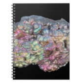 Goethite, der Iridescence zeigt Notizblock (Vorderseite)