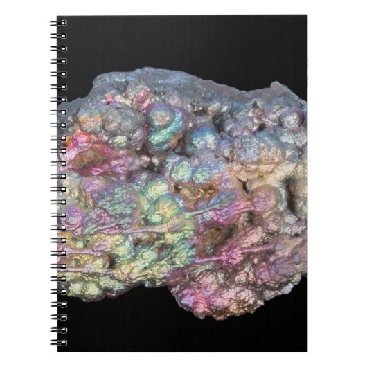 Goethite, der Iridescence zeigt Notizblock (Vorderseite)