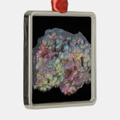 Goethite, der Iridescence zeigt Ornament Aus Metall (Rechts)