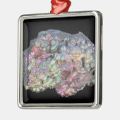 Goethite, der Iridescence zeigt Ornament Aus Metall (Links)