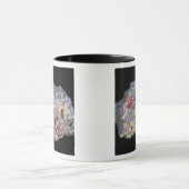 Goethite, der Iridescence zeigt Tasse (Zentrum)