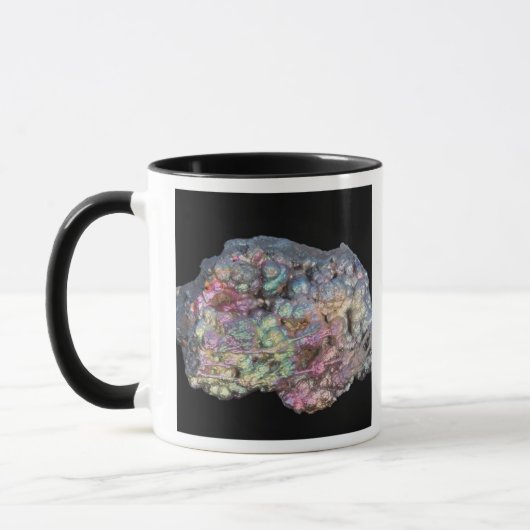 Goethite, der Iridescence zeigt Tasse (Links)