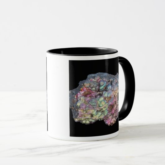 Goethite, der Iridescence zeigt Tasse (VorderseiteRechts)