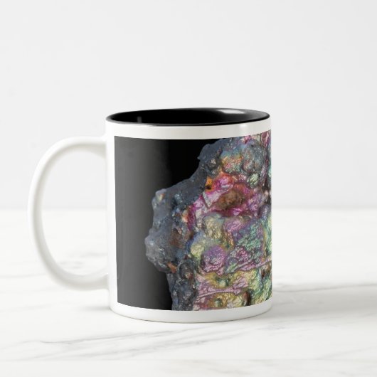 Goethite, der Iridescence zeigt Zweifarbige Tasse (Links)