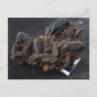 Goethite nach der Siderite Post Card Postkarte
